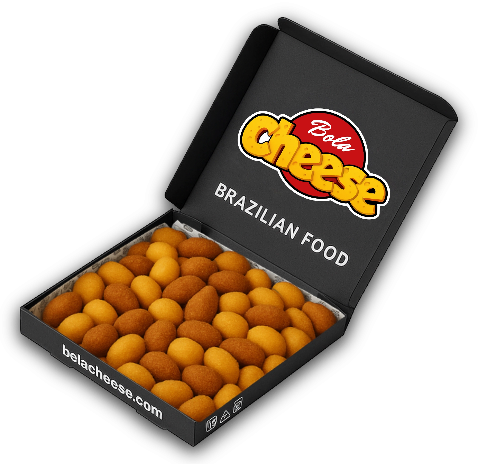 Imagem Caixa com Salgados - Bola Cheese